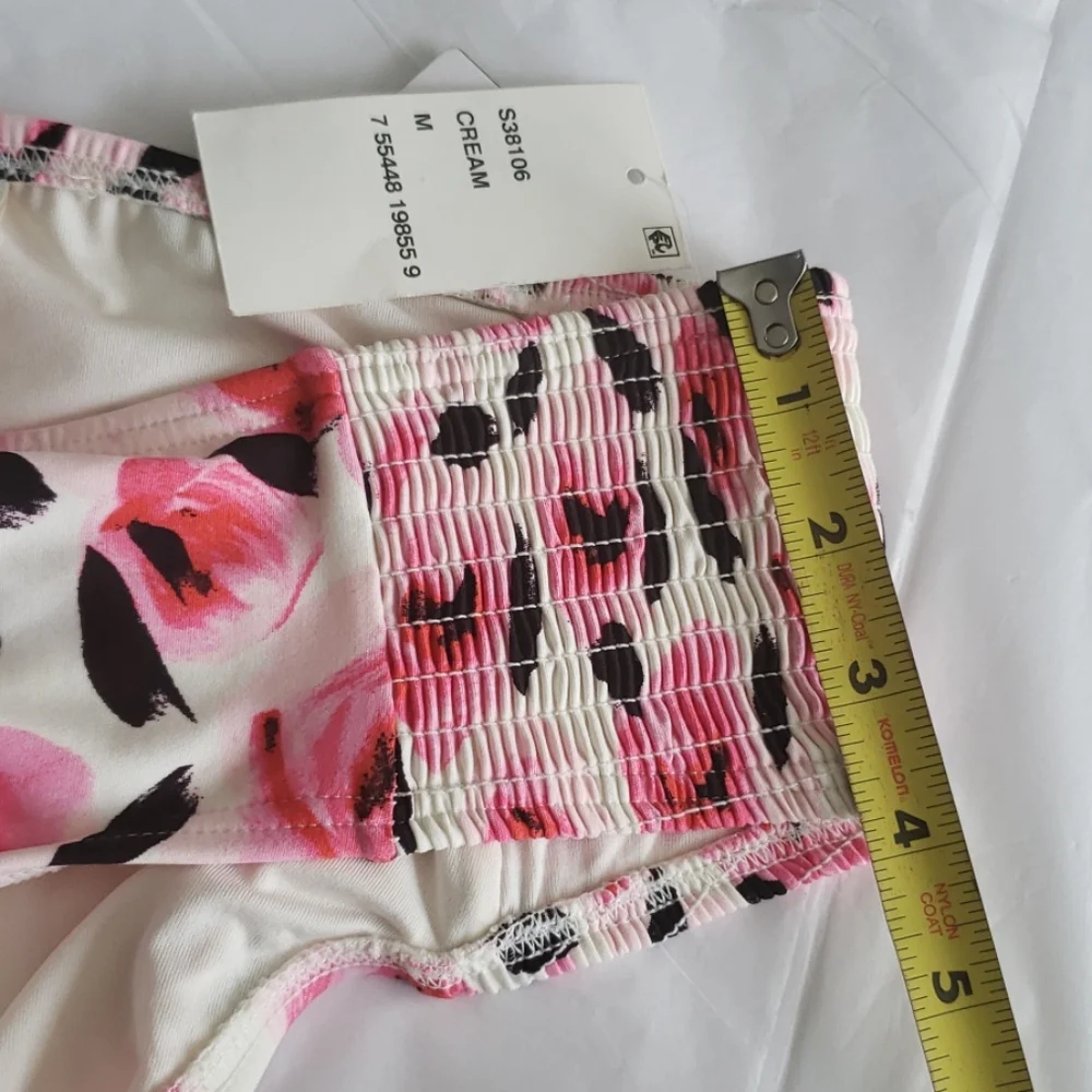 KATE SPADE New Swim Bottom Bikini Smocked-side Women's M